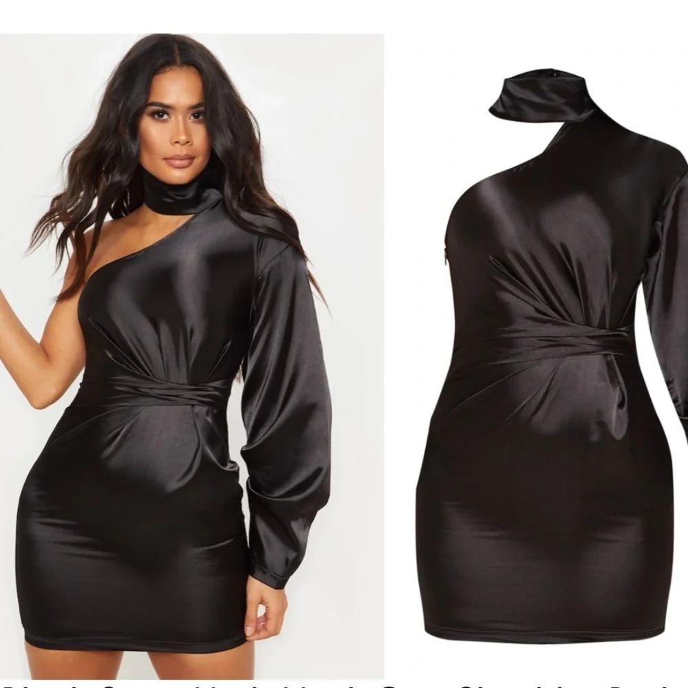 NWT Pretty little things one sleeve mini dress
